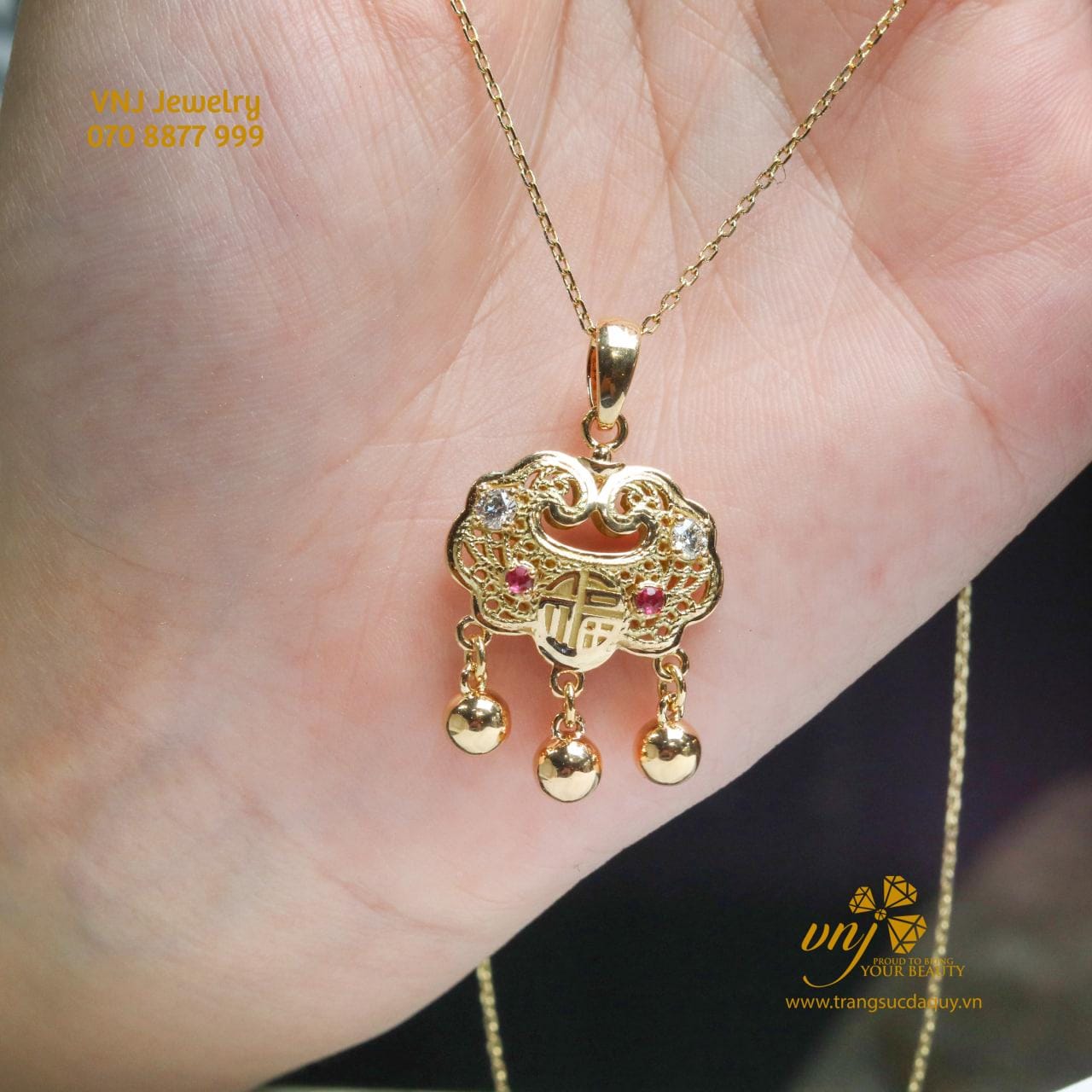 Khóa Trường Mệnh Đính Đá Quý Mg8 (6)