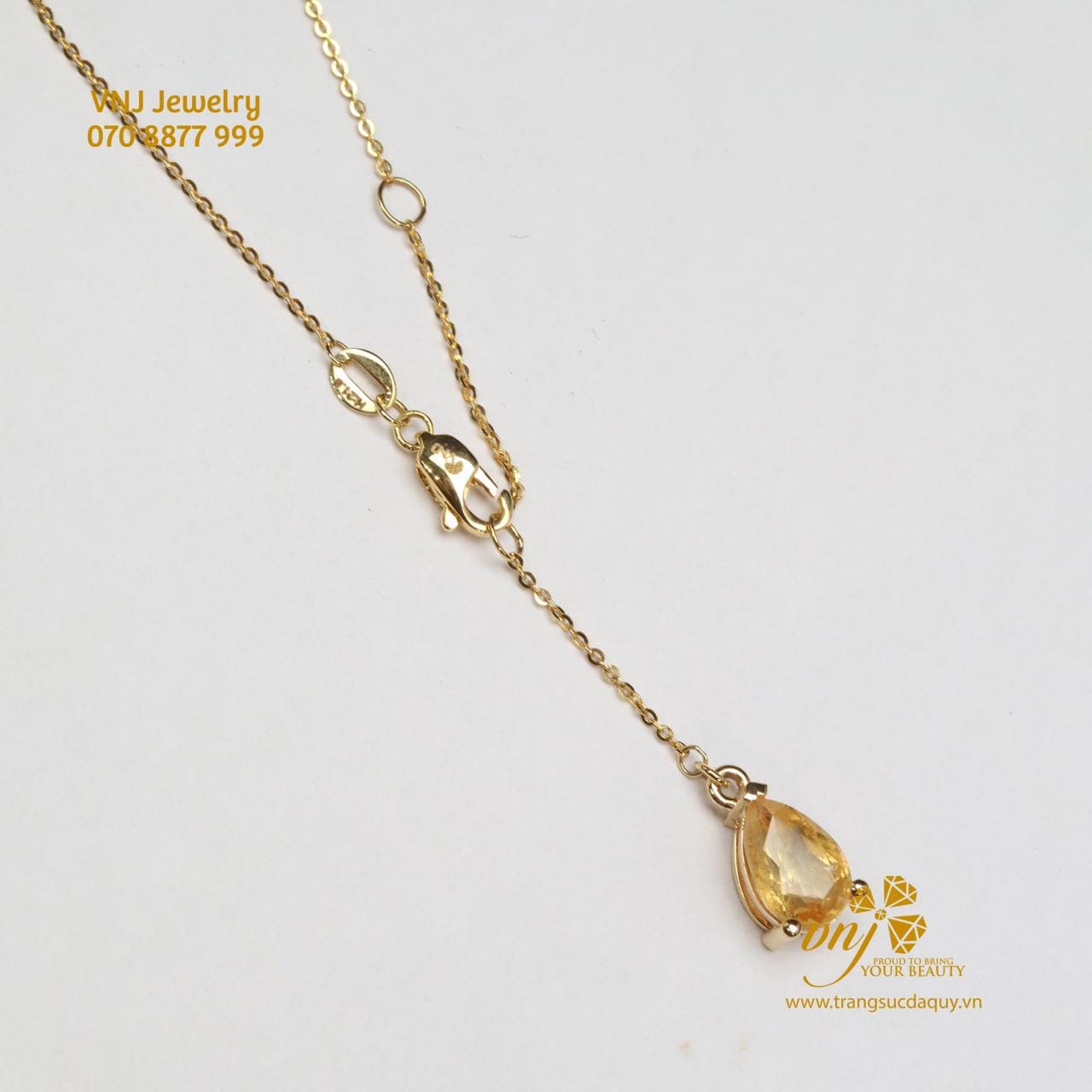 Mặt Dây Chuyền Đá Sapphire Xanh Mds28 (2)