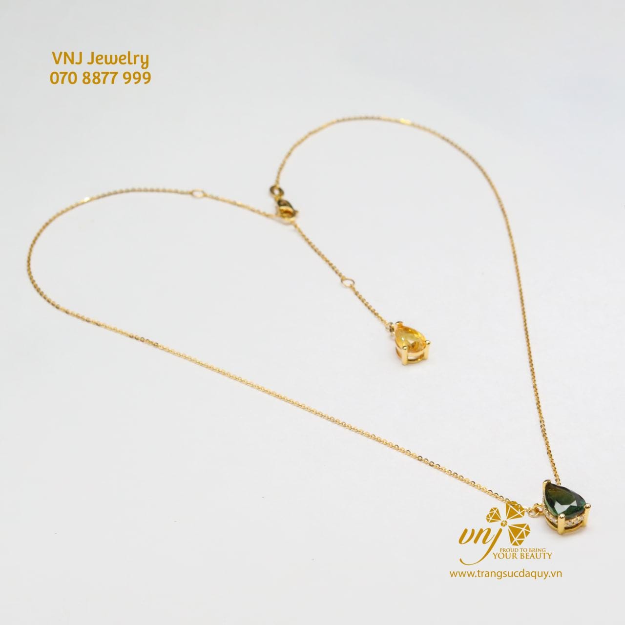 Mặt Dây Chuyền Đá Sapphire Xanh Mds28 (6)