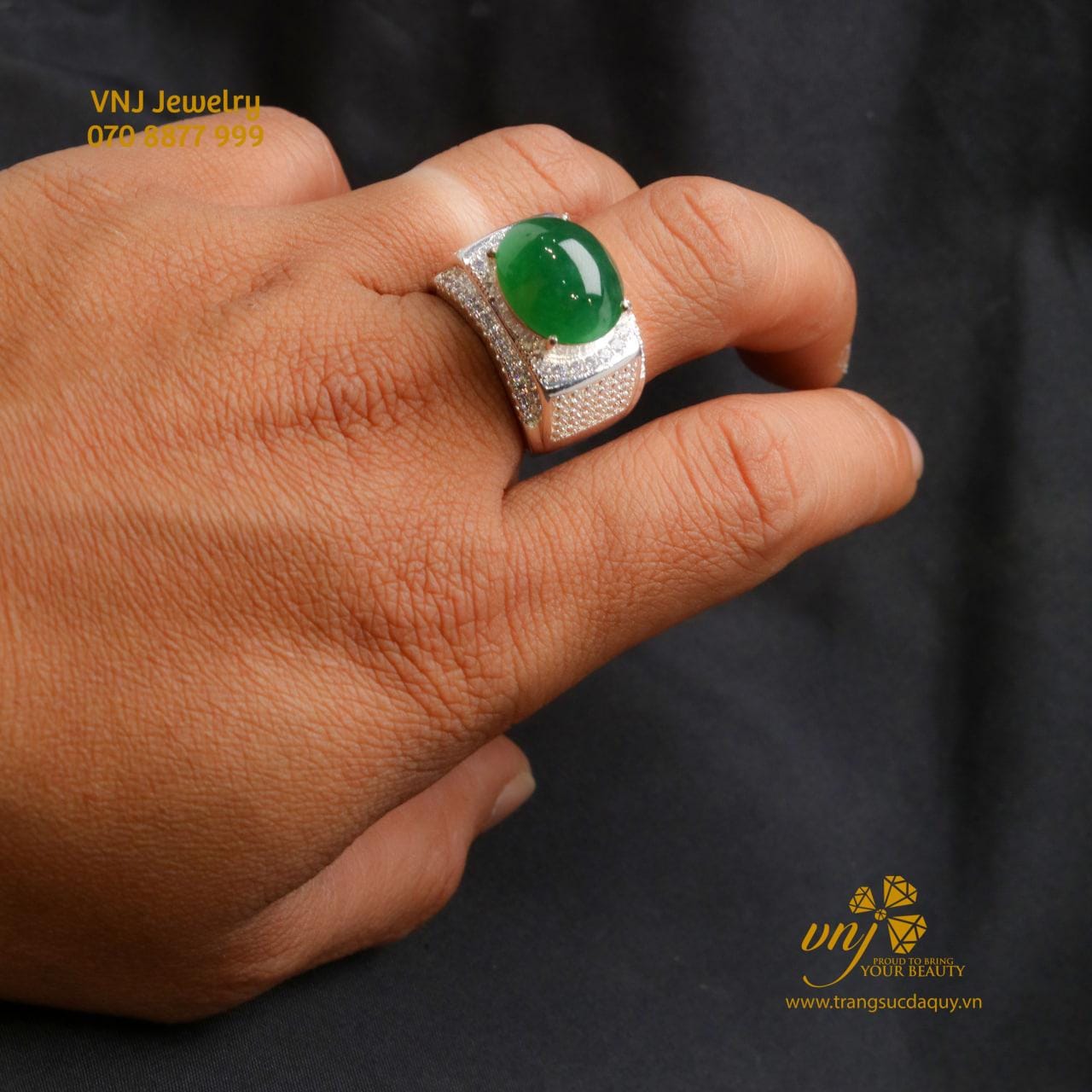 Nhẫn Nam Ngọc Phỉ Thúy NM151