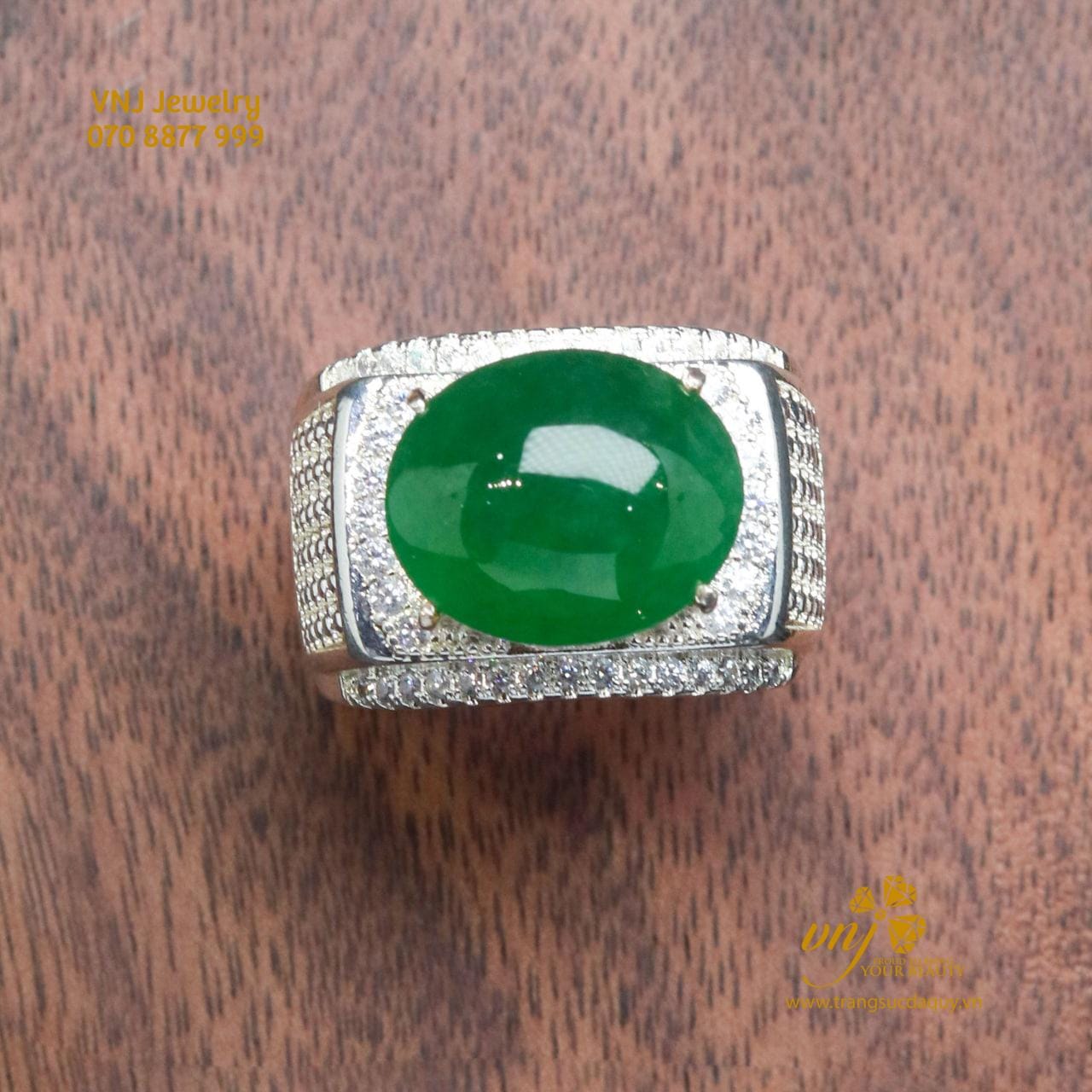 Nhẫn Nam Ngọc Phỉ Thúy NM151