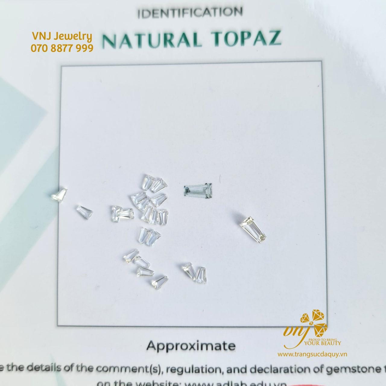 Topaz Tấm Thiên Nhiên
