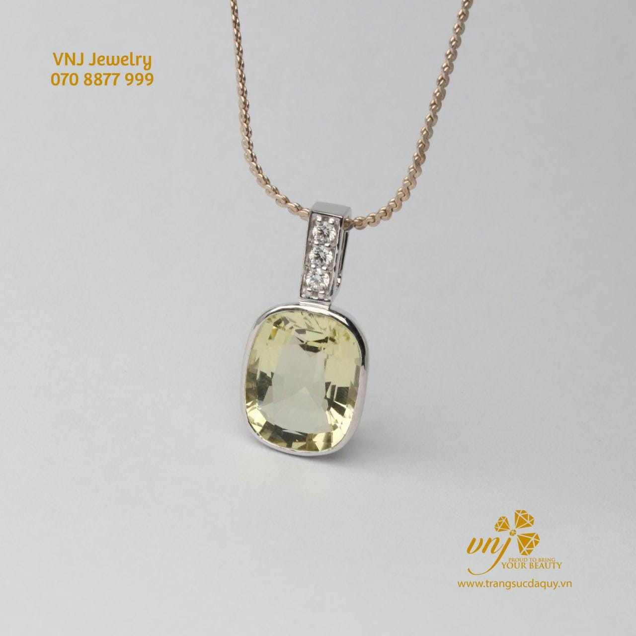 Bộ Trang Sức Đá Sapphire Vàng (8)