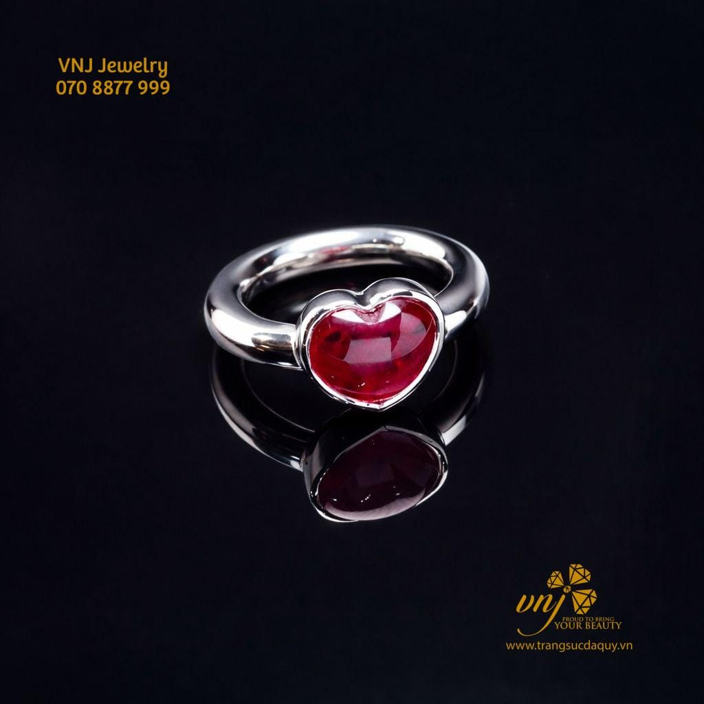 Nhẫn Trái Tim Đá Ruby Thiên Nhiên Nwr28 (3)