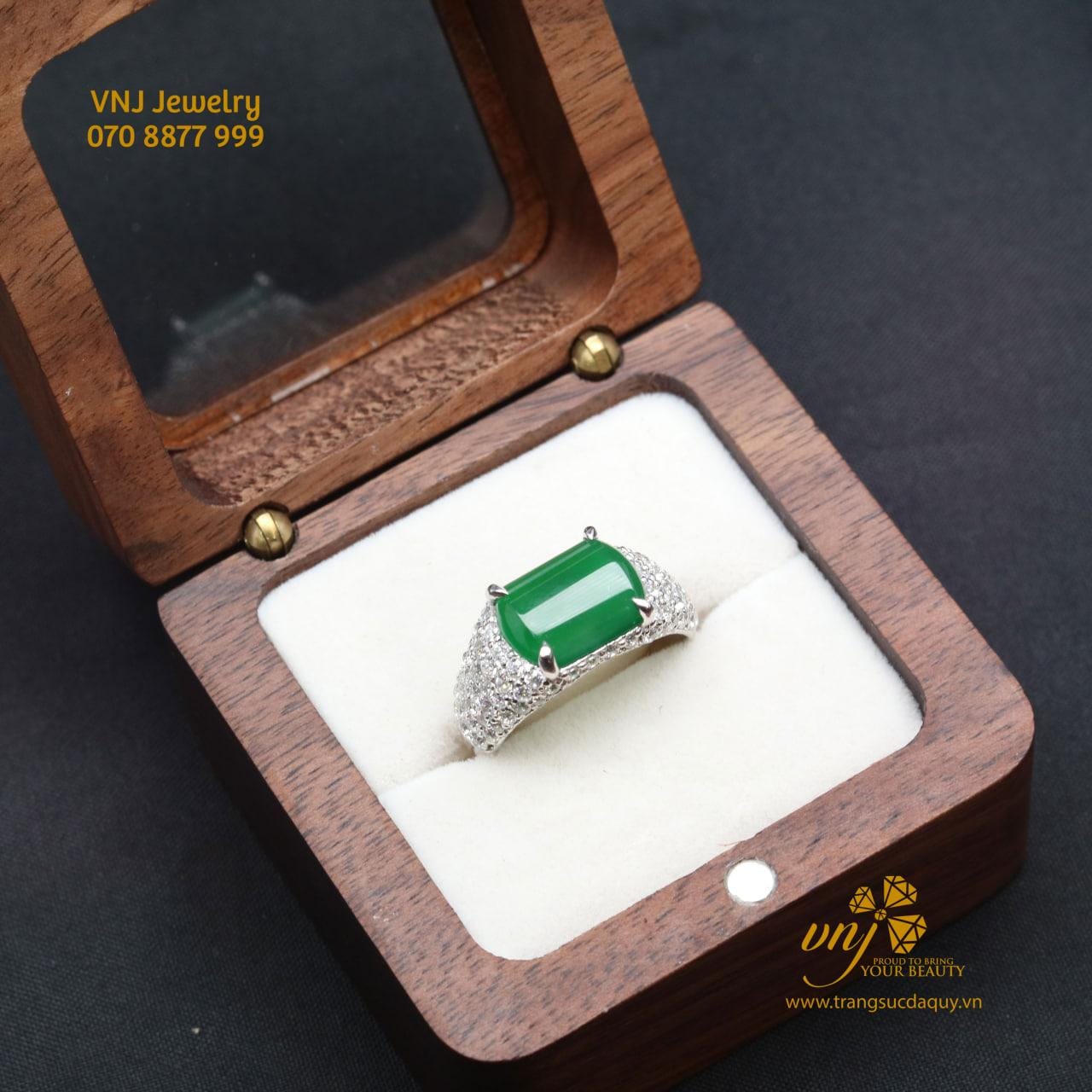 Nhẫn Ngọc Phỉ Thuý (3)