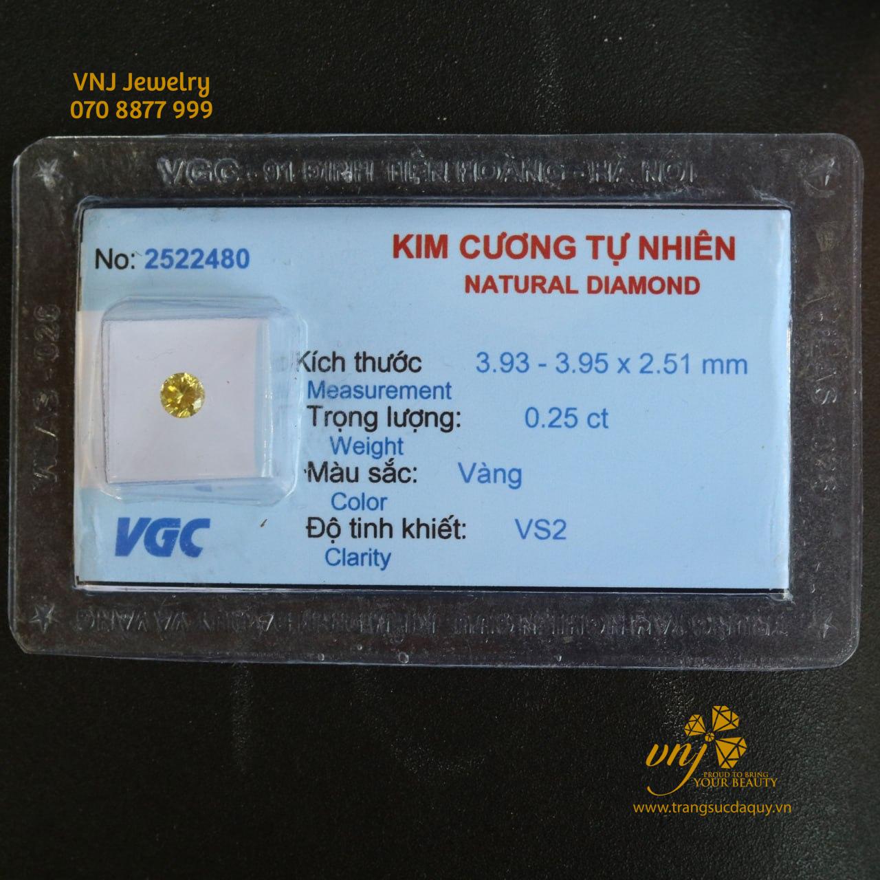 Kim Cương Vàng Thiên Nhiên (3)