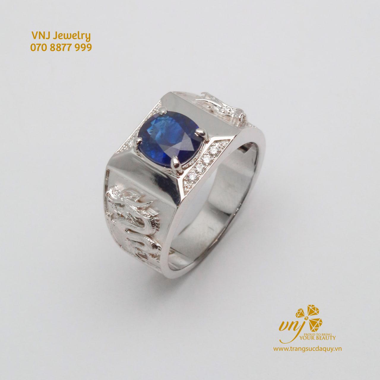 Nhẫn Sapphire Hoàng Long Kim Cương Nm155 (5)