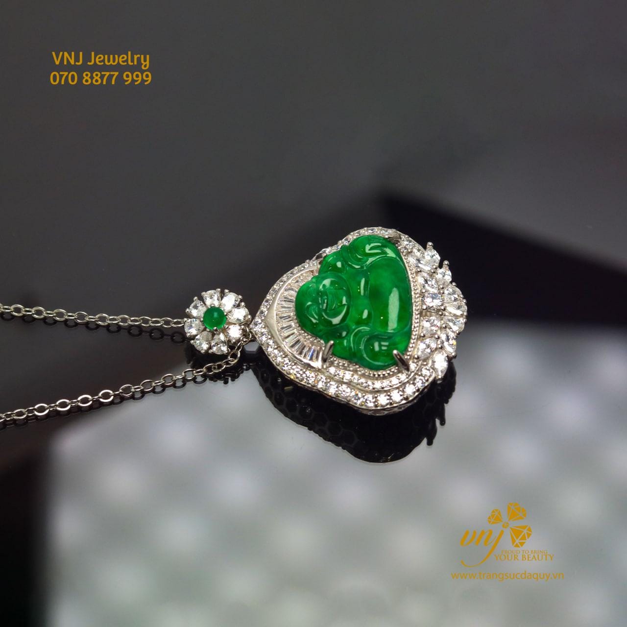 Tượng Phật Di Lặc Ngọc Phỉ Thuý (3)