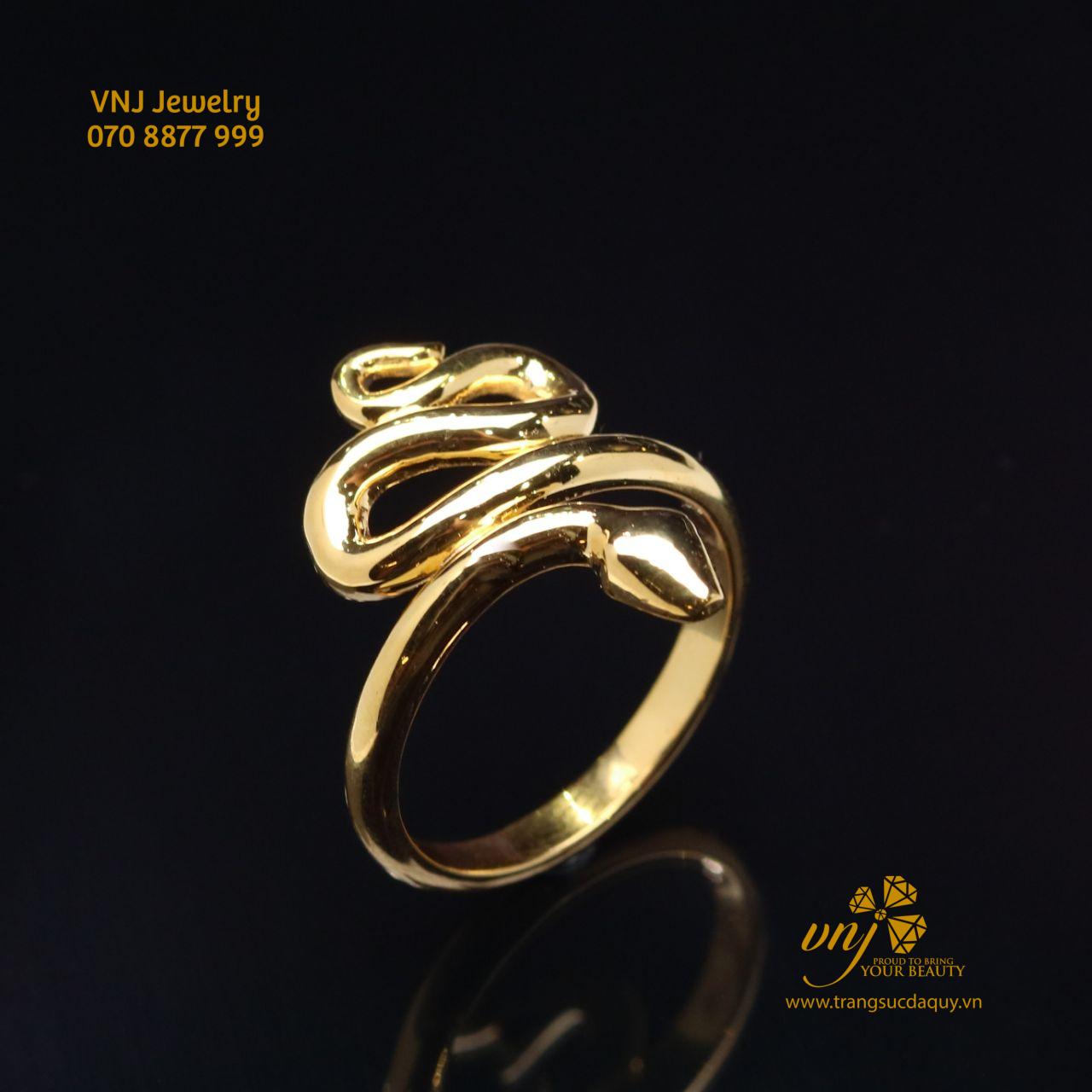 Nhẫn Rắn Vàng 18k