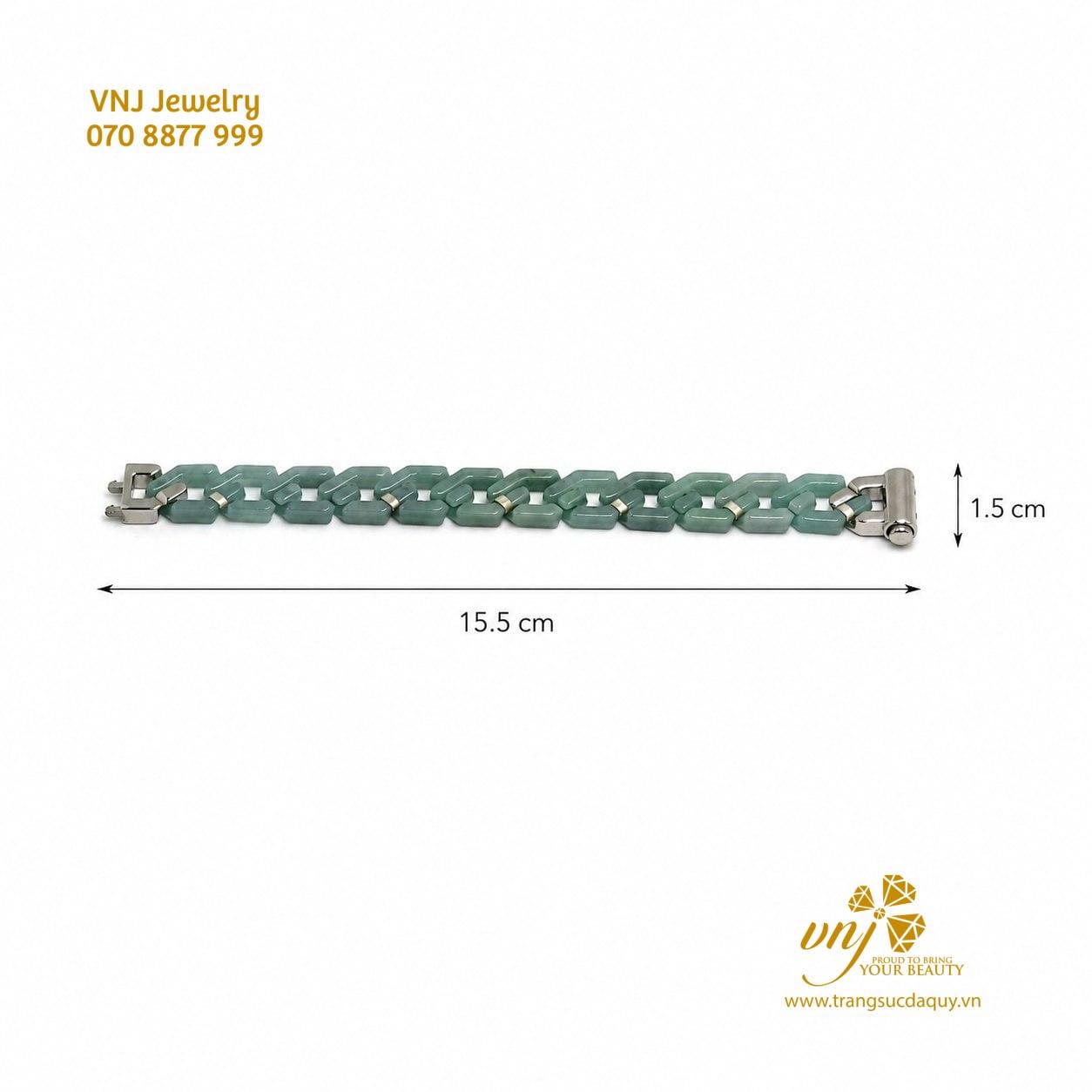 Lắc tay Cẩm Thạch Cuban LTJ1 - Ảnh 5