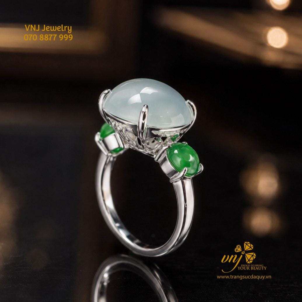 Nhẫn Băng Ngọc Phỉ Thuý NWJ12 - Ảnh 3