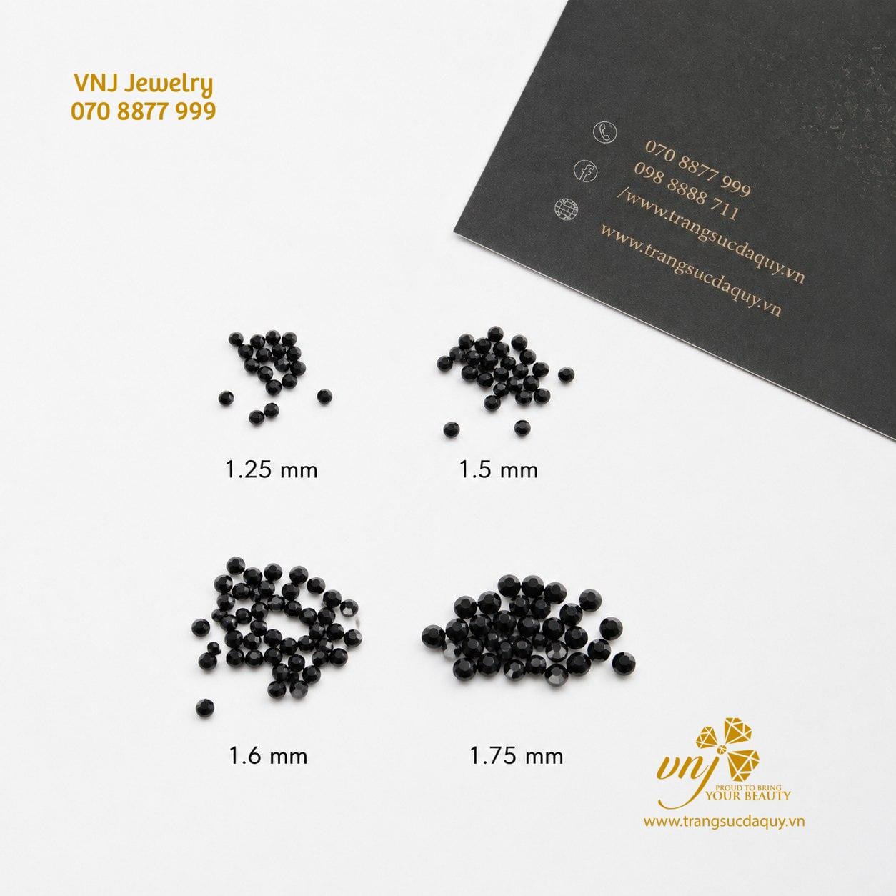 Đá Sapphire Đen Tấm Thiên Nhiên 1 - 2ly - Ảnh 3