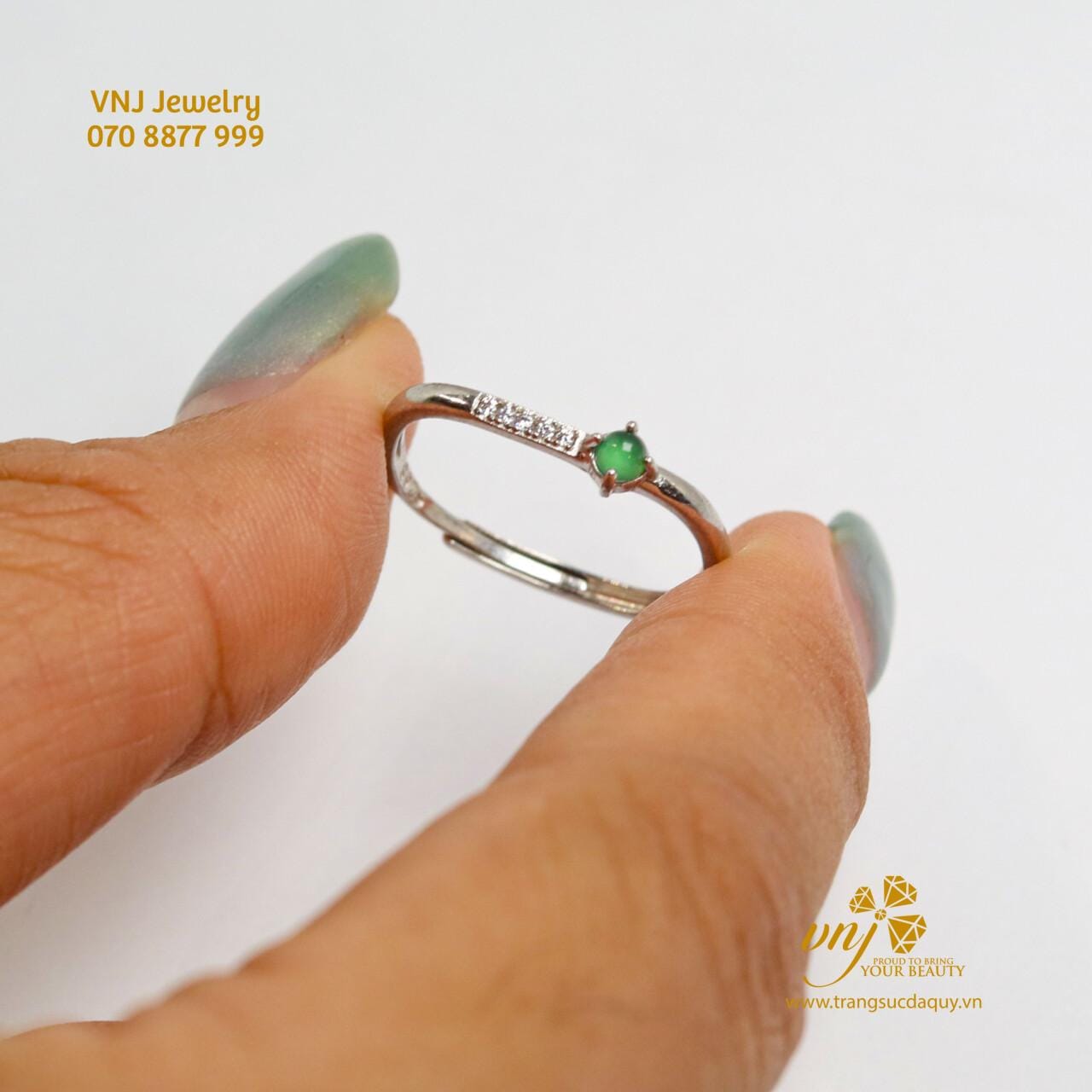 Nhẫn Ngọc Phỉ Thuý NWJ10 - Ảnh 3
