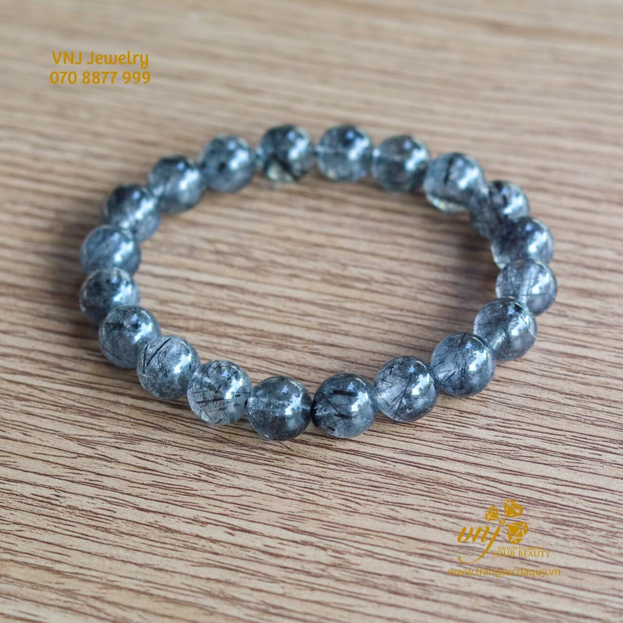 Vòng Tay Thạch Anh Tóc Đen VDTD1