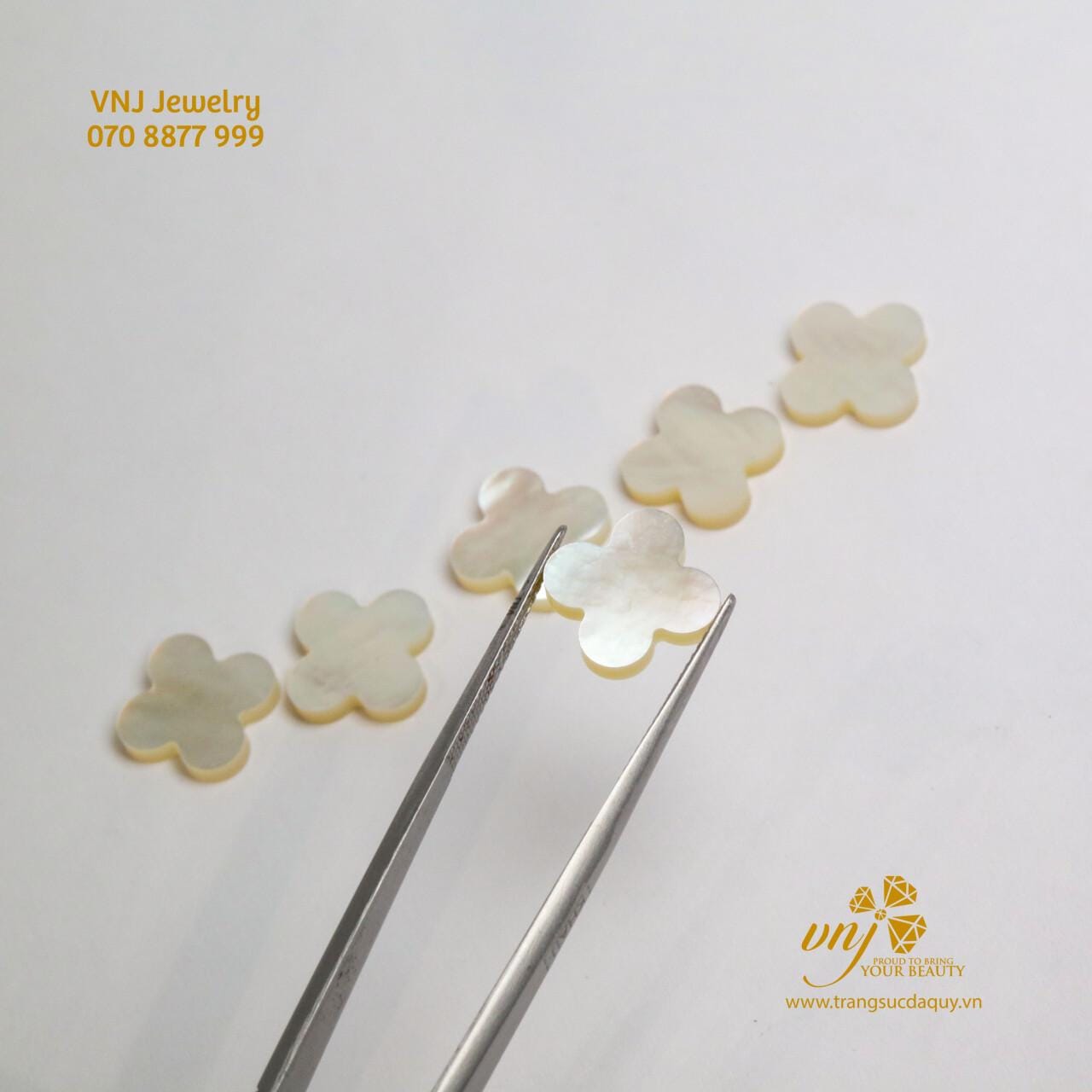 Charm Cỏ 4 Lá Xà Cừ Tự Nhiên CDLB1 - Ảnh 3