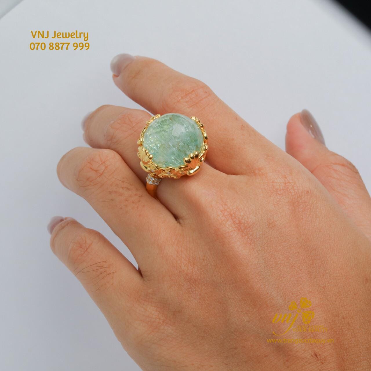 Nhẫn Tourmaline Thiên Nhiên Hoàng Gia NWTM3
