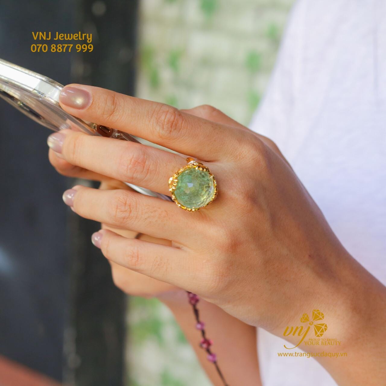Nhẫn Tourmaline Thiên Nhiên Hoàng Gia NWTM3