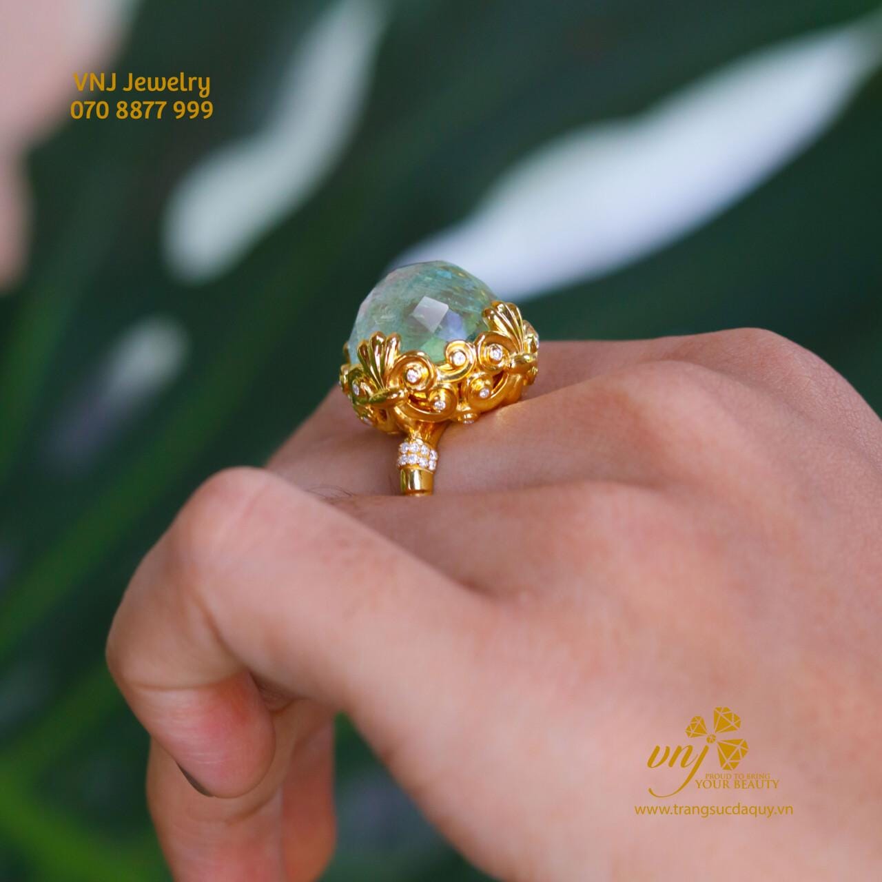 Nhẫn Tourmaline Thiên Nhiên Hoàng Gia NWTM3
