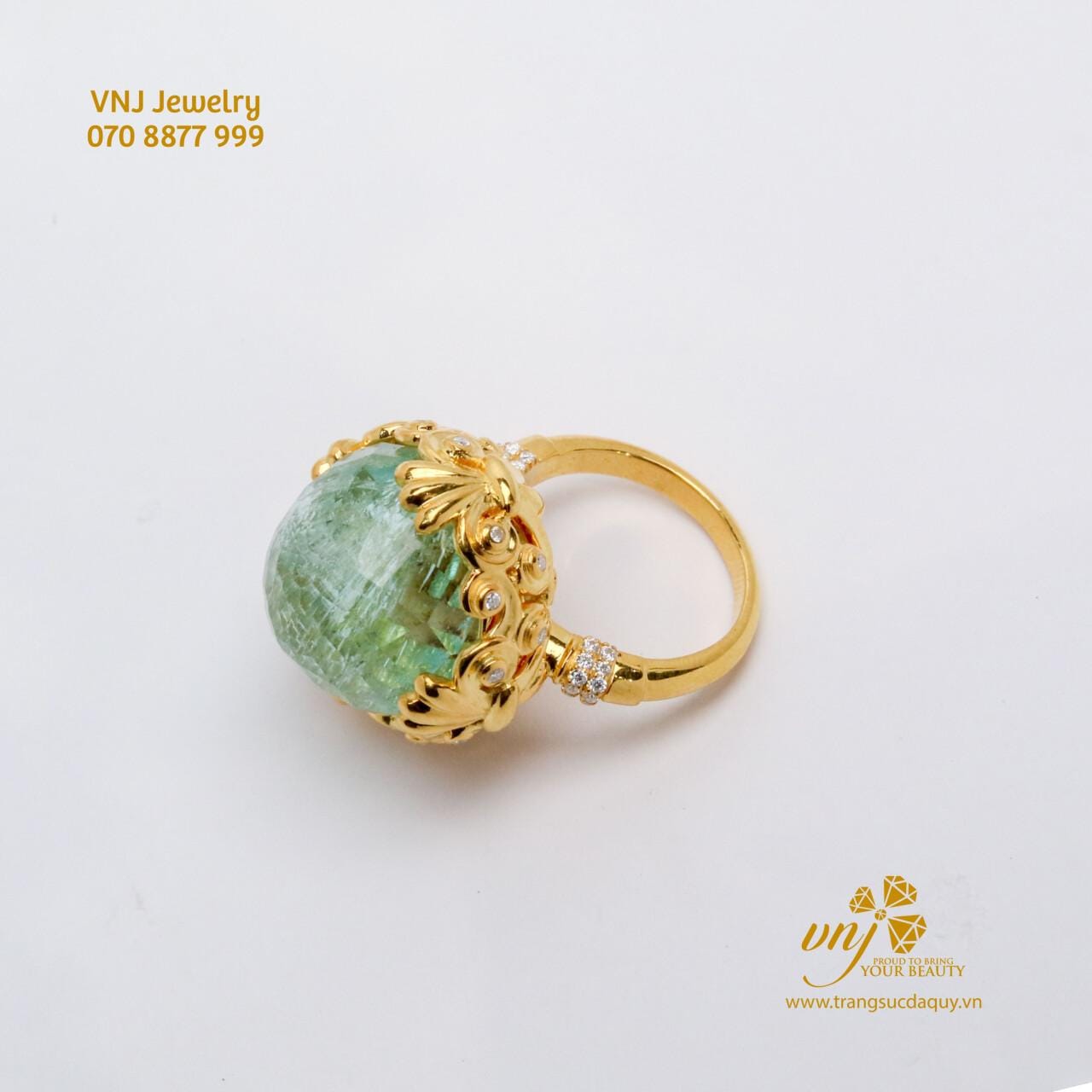 Nhẫn Tourmaline Thiên Nhiên Hoàng Gia NWTM3