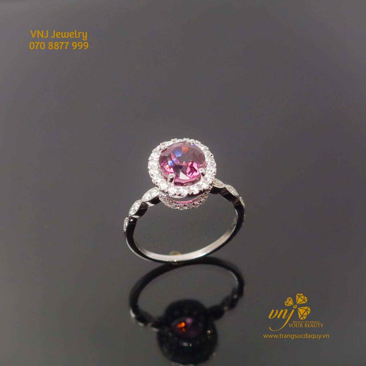 Combo Nhẫn đôi Spinel Tím NWSI18 - Ảnh 5