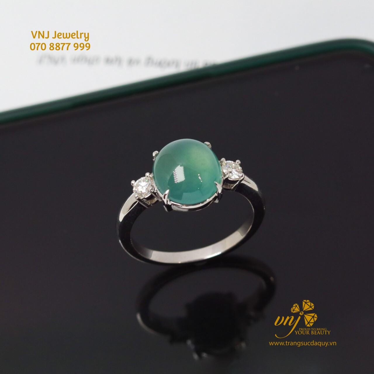 Nhẫn Phỉ Thuý Thiên Nhiên NWJ14