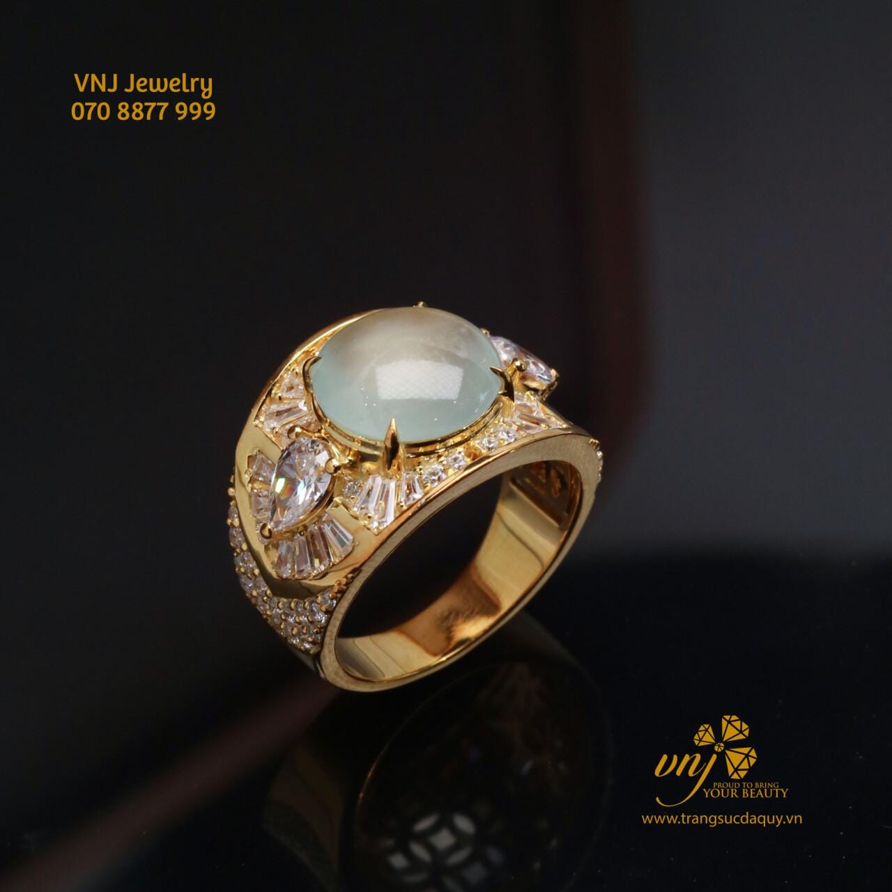 Nhẫn Nam Băng Ngọc Phỉ Thúy NM167