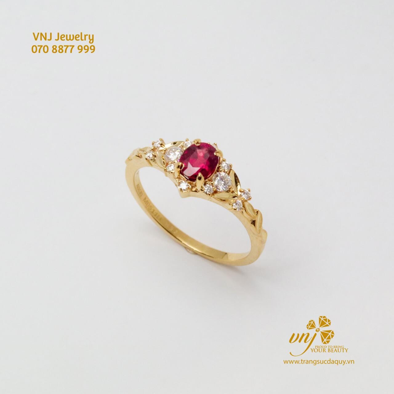 Nhẫn Đá Ruby NWR31 - Ảnh 3
