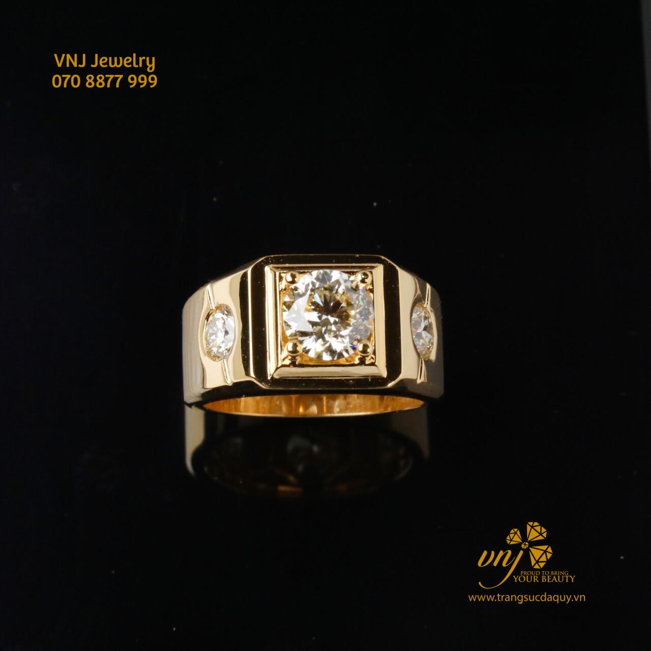 Nhẫn Signet Kim Cương - Moissanite MN170 - Ảnh 7