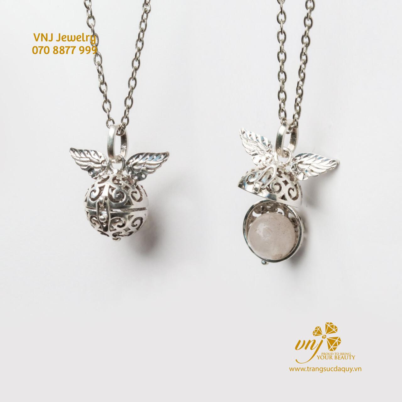 Mặt Dây Chuyền Locket Đôi Cánh Thiên Thần MG11