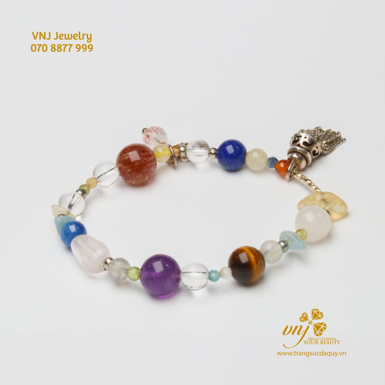 Vòng Tay Thạch Anh Mix Kyanite VS18 - Ảnh 3