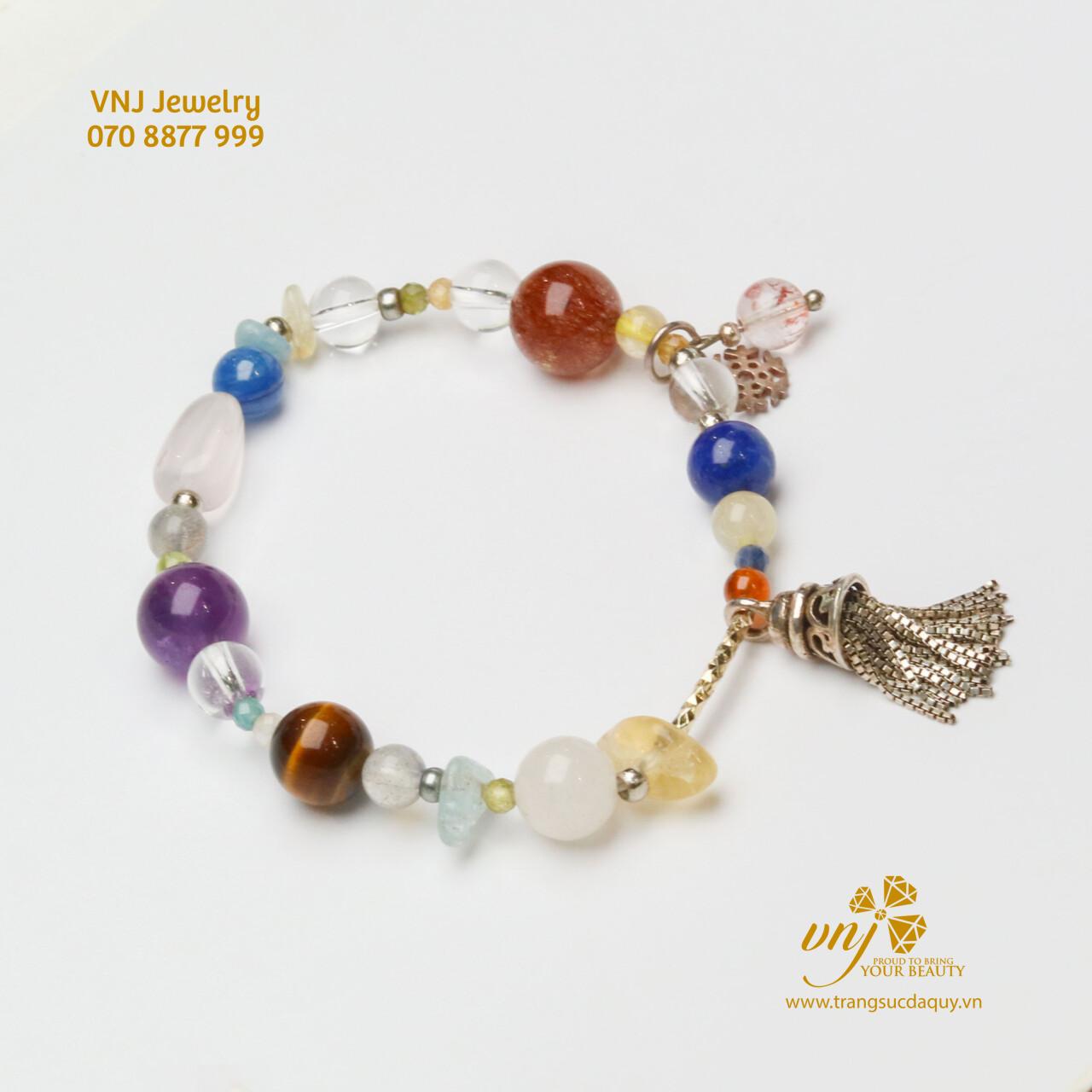 Vòng Tay Thạch Anh Mix Kyanite VS18