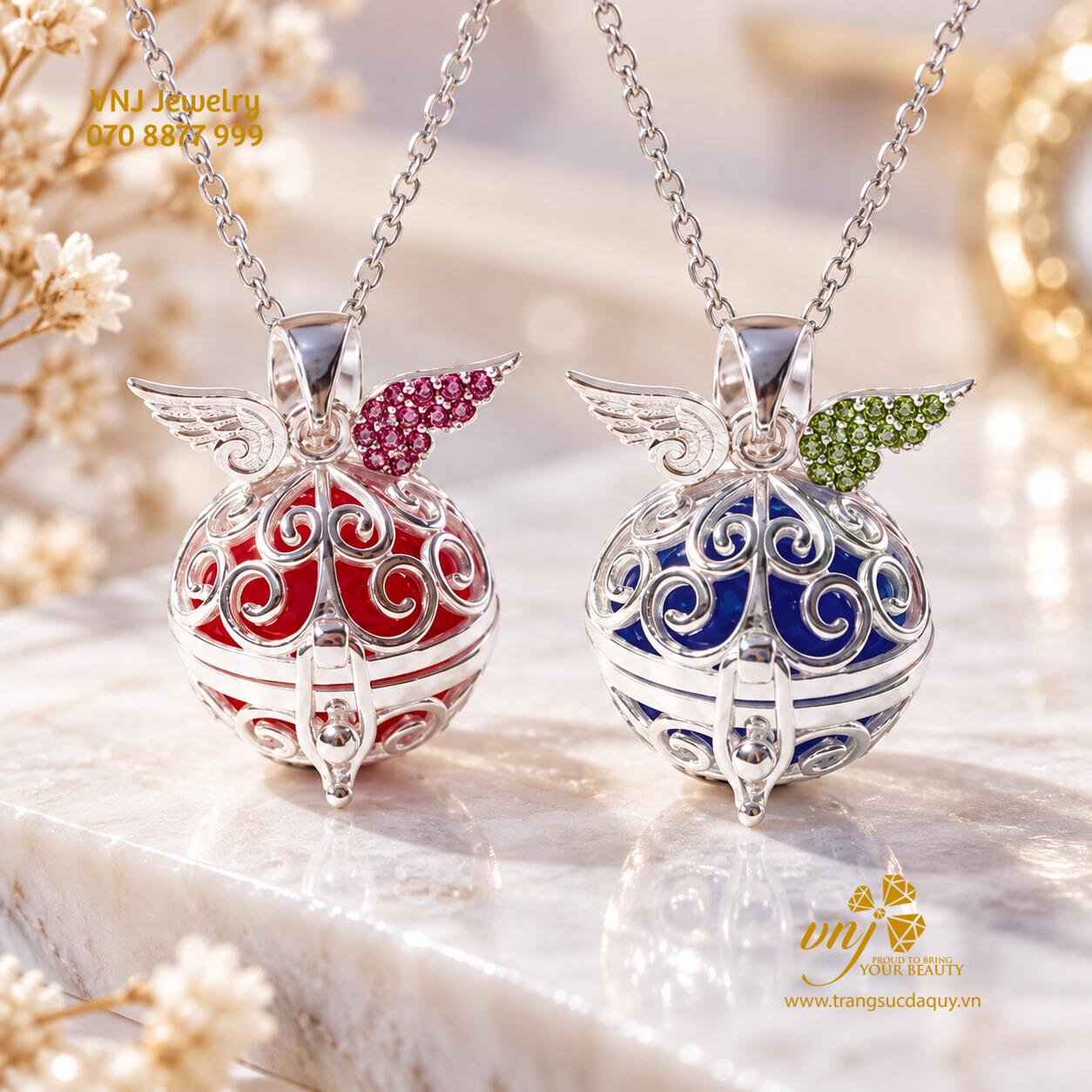 Mặt Dây Chuyền Locket Đôi Cánh Thiên Thần MG11